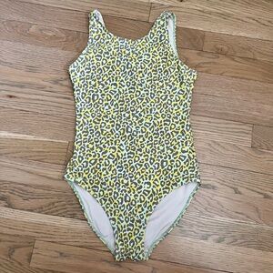 Z by Zella Girl Kids' Trinity Cutout Back One-Piece Swimsuit. Size 12.